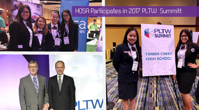 Read more about the article HOSA’s Participation at the PLTW Summit 2017
