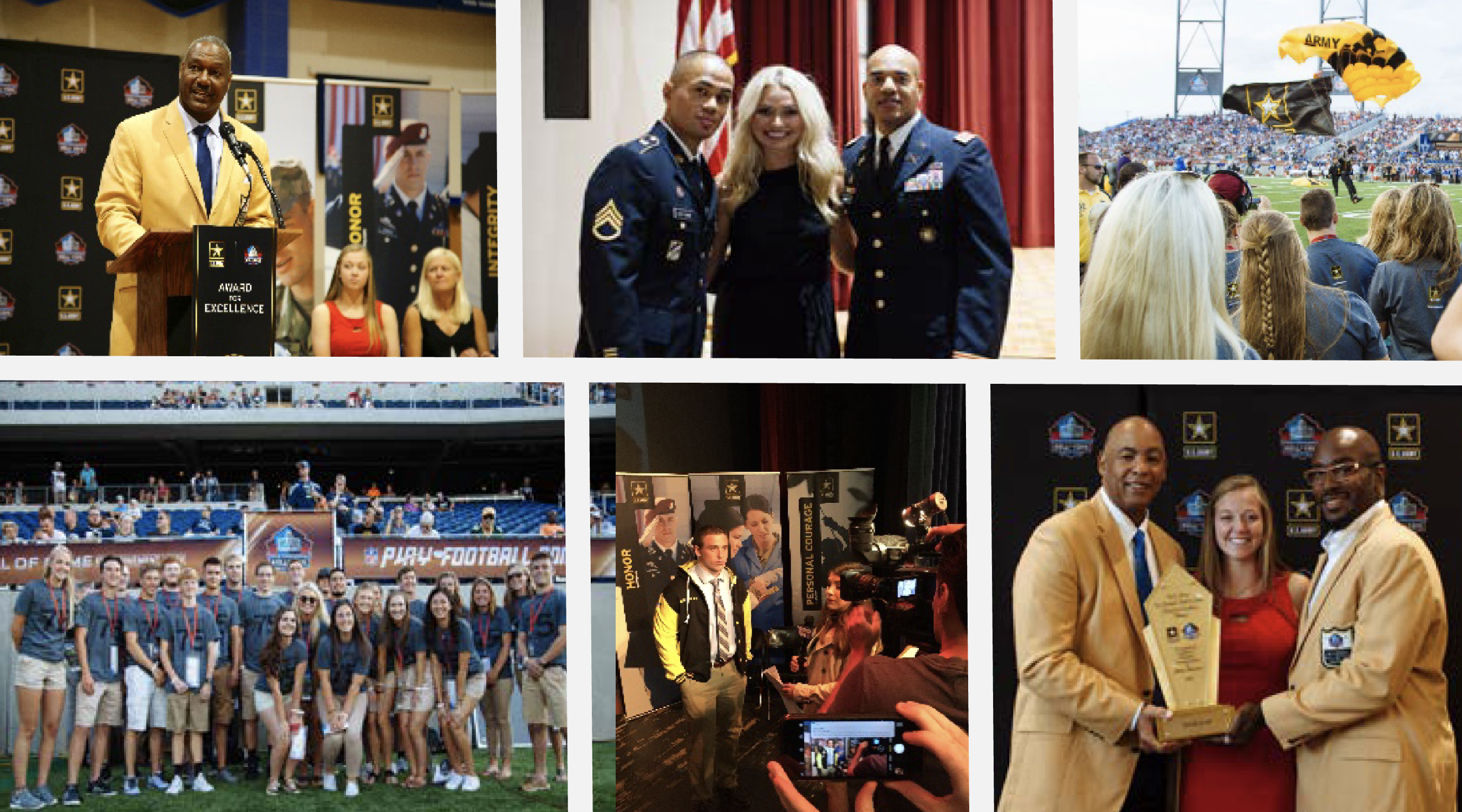 U.S. Army – Pro Football Hall of Fame Award of Excellence