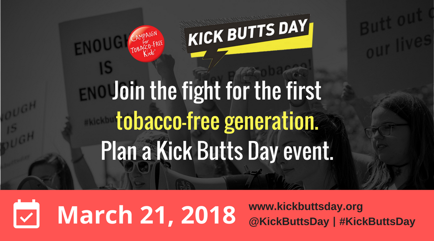 Read more about the article Kick Butts Day – Campaign for Tobacco Free Kids